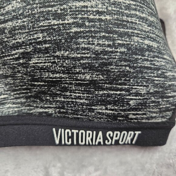 Victoria Sport Womens Racerback Sports Bra 34DDD/F75 Black & White - Picture 4 of 10